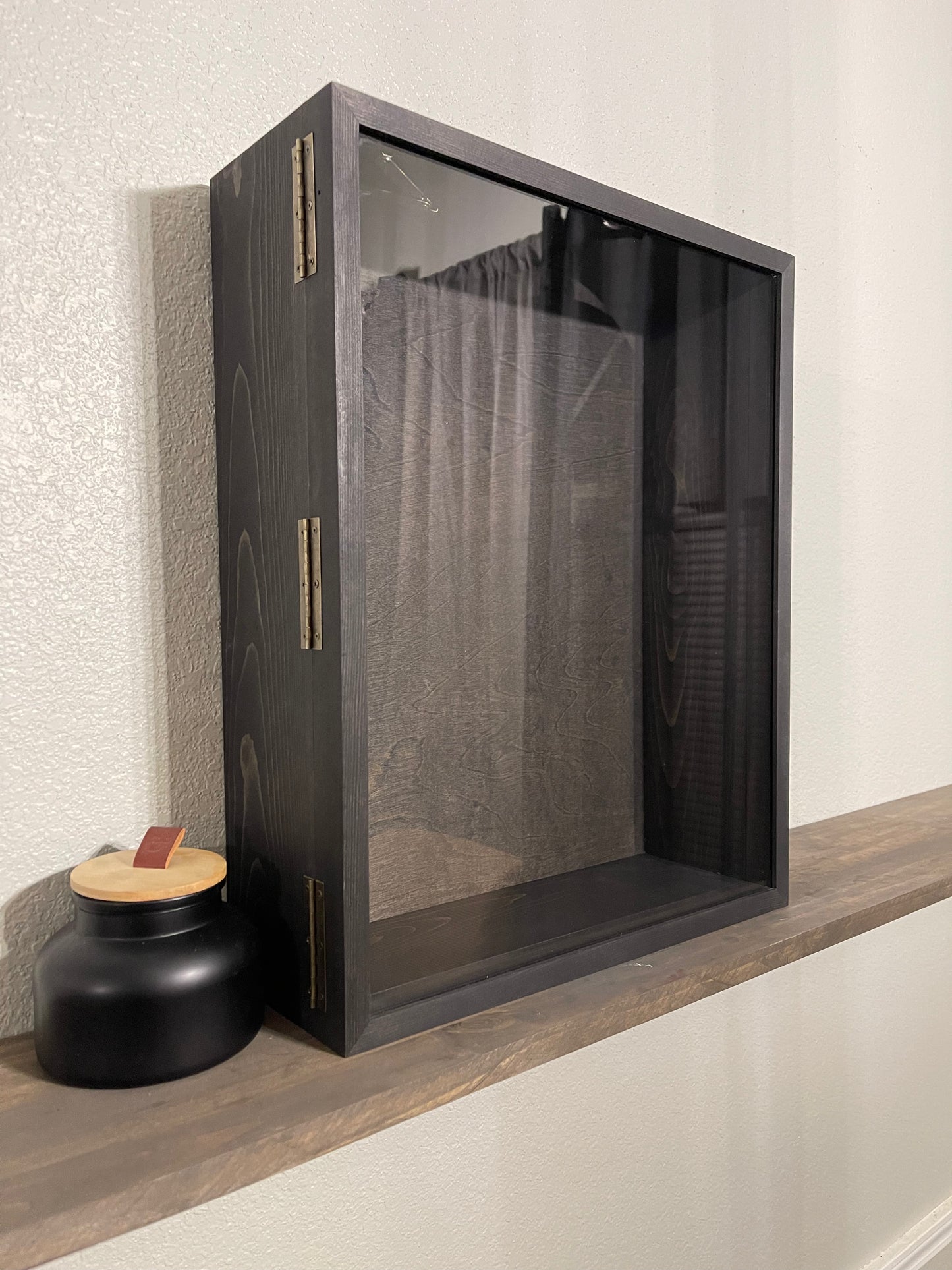 11x14x5” Shadow Box With Lid | Classic Black | Free Shipping