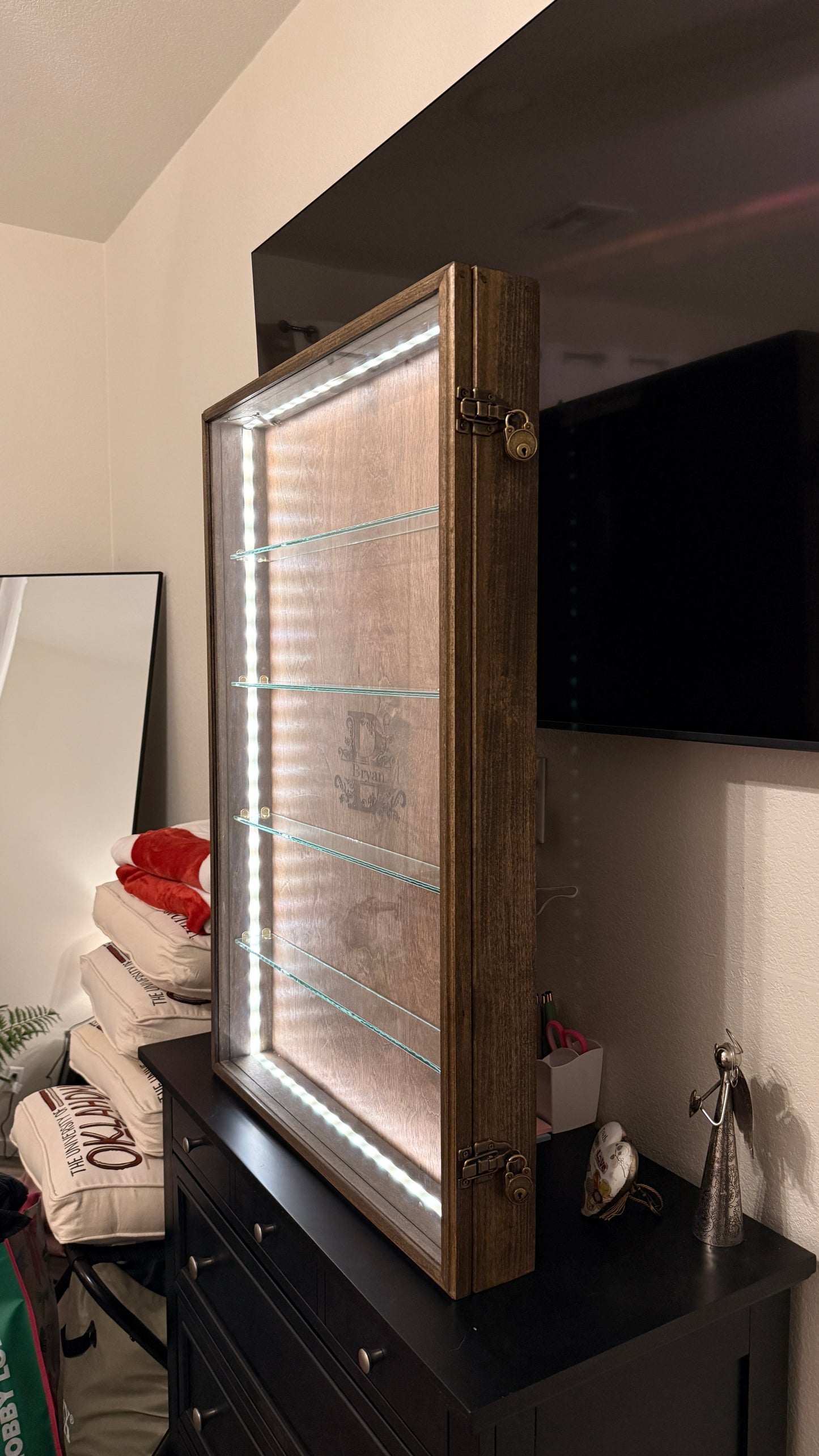 24x36x4” Shadow Box With Shelves | 4 Shelves | Free Shipping