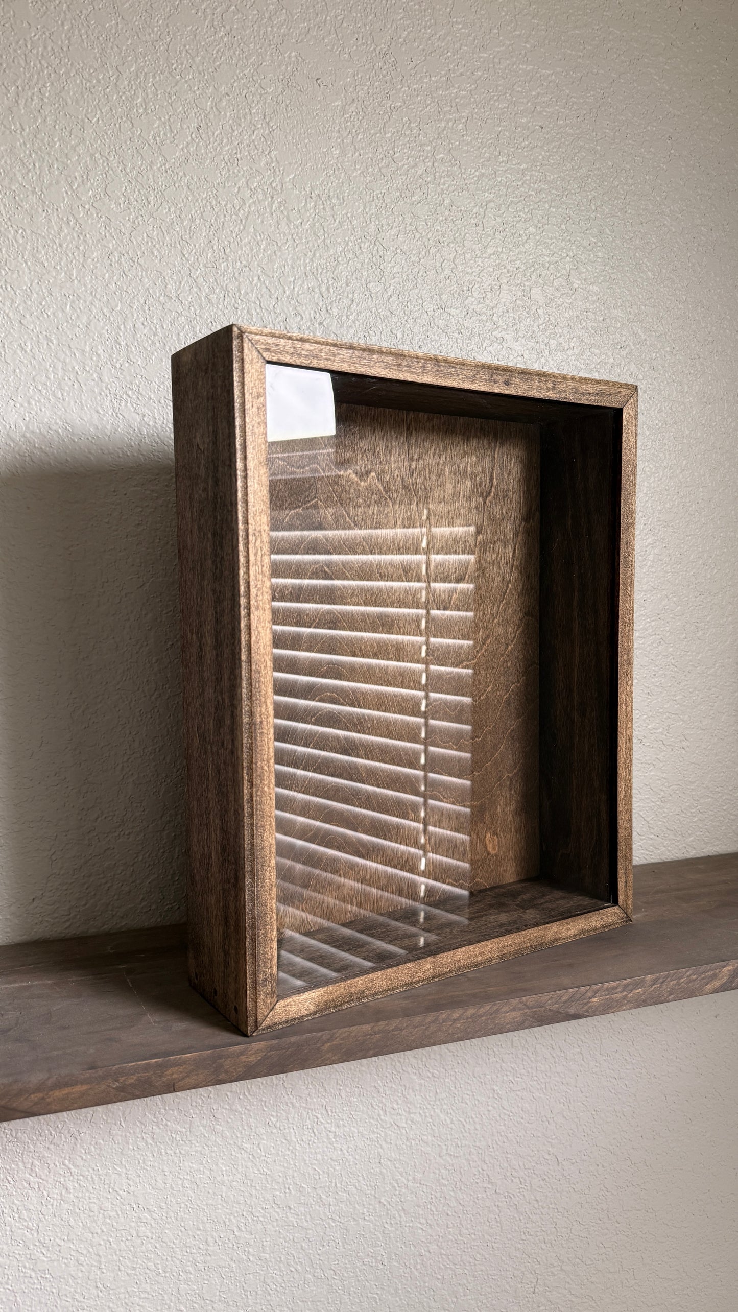 Shadow Box 3” Deep in Dark Walnut