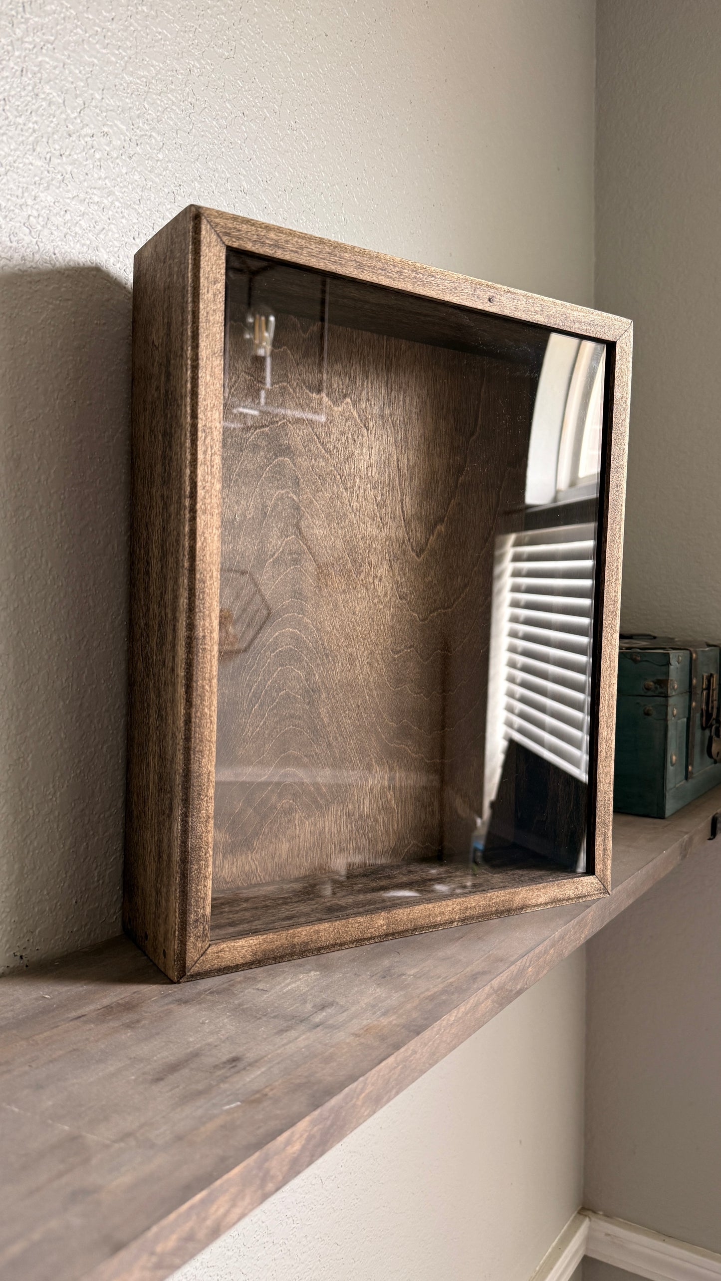 Shadow Box 3” Deep in Dark Walnut
