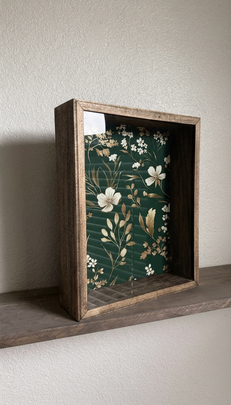 Shadow Box 3” Deep in Dark Walnut