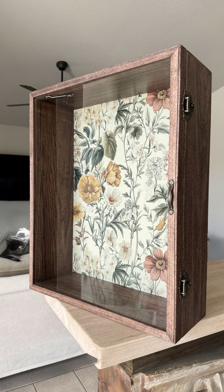 16x20x5” Shadow Box | Dark walnut