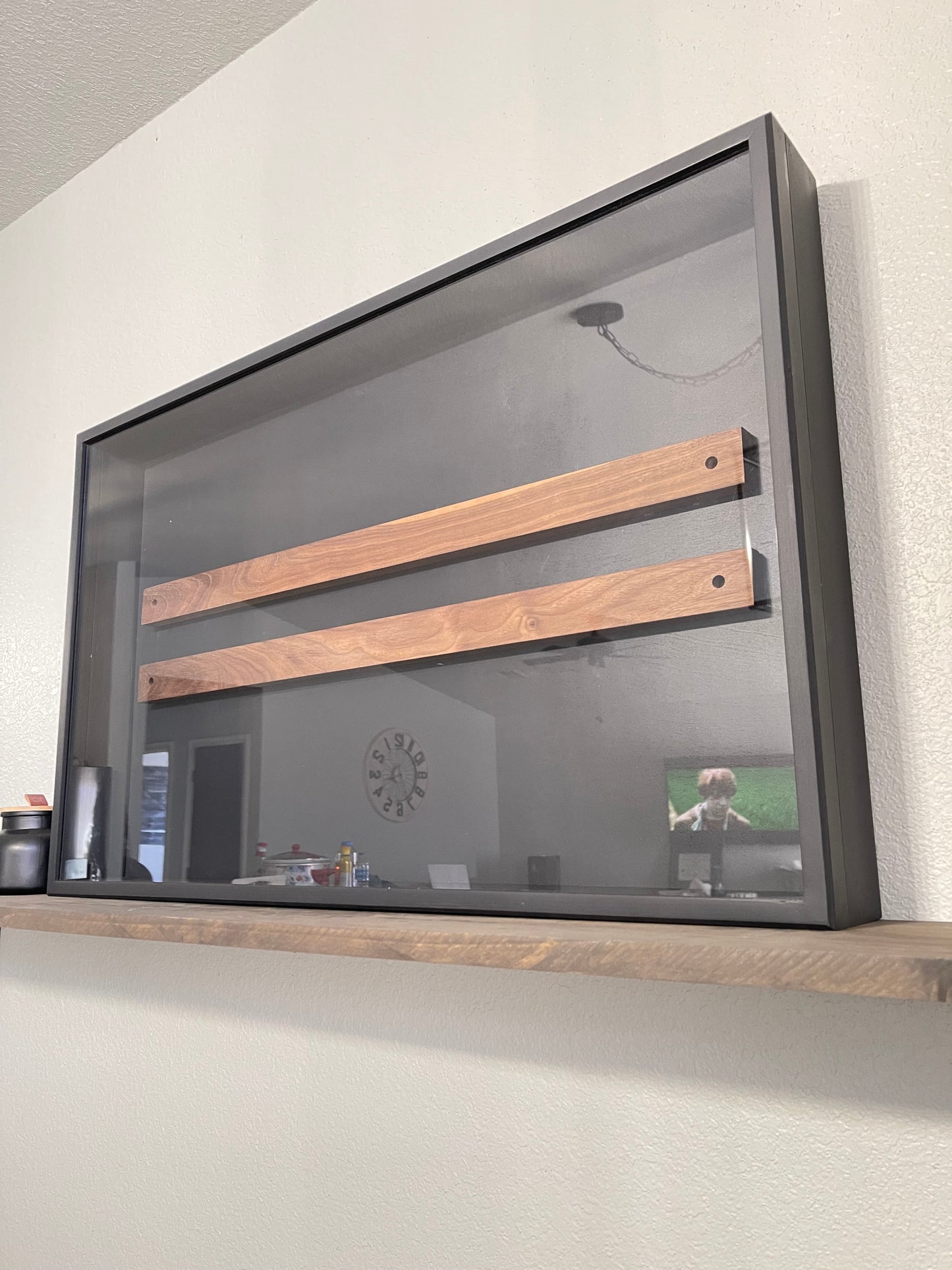 20x30x2” Knife Display Case | Matte Black | Double Magnetic Strips | Magnetic Closure | Free Shipping