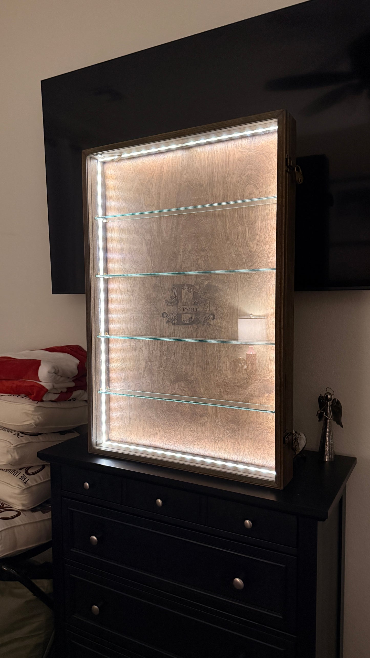 24x36x4” Shadow Box With Shelves | 4 Shelves | Free Shipping