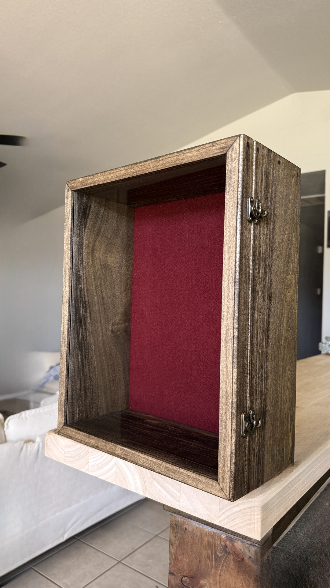 11x14x5” Shadow Box | dark walnut