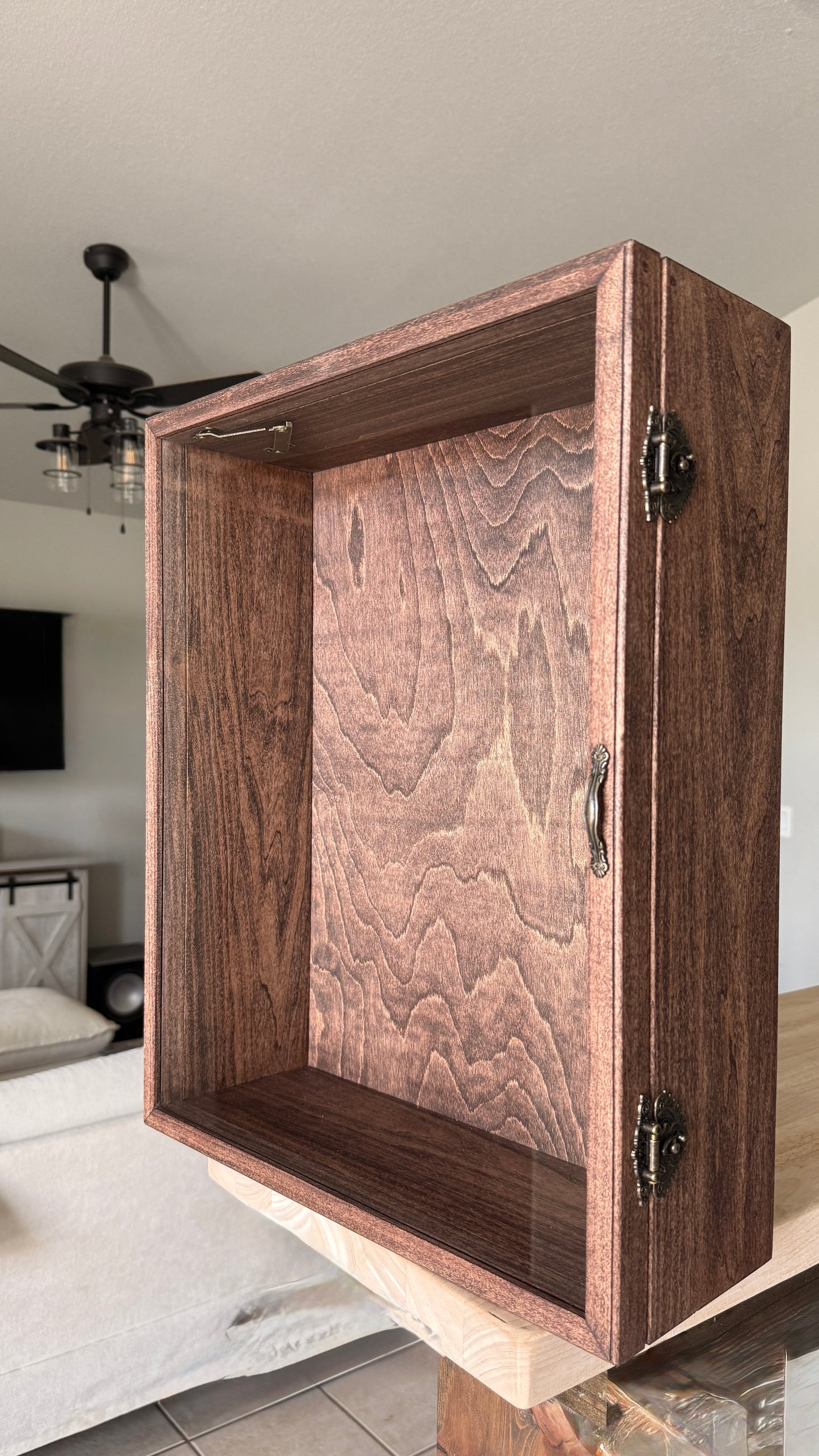 16x20x5” Shadow Box | Dark walnut