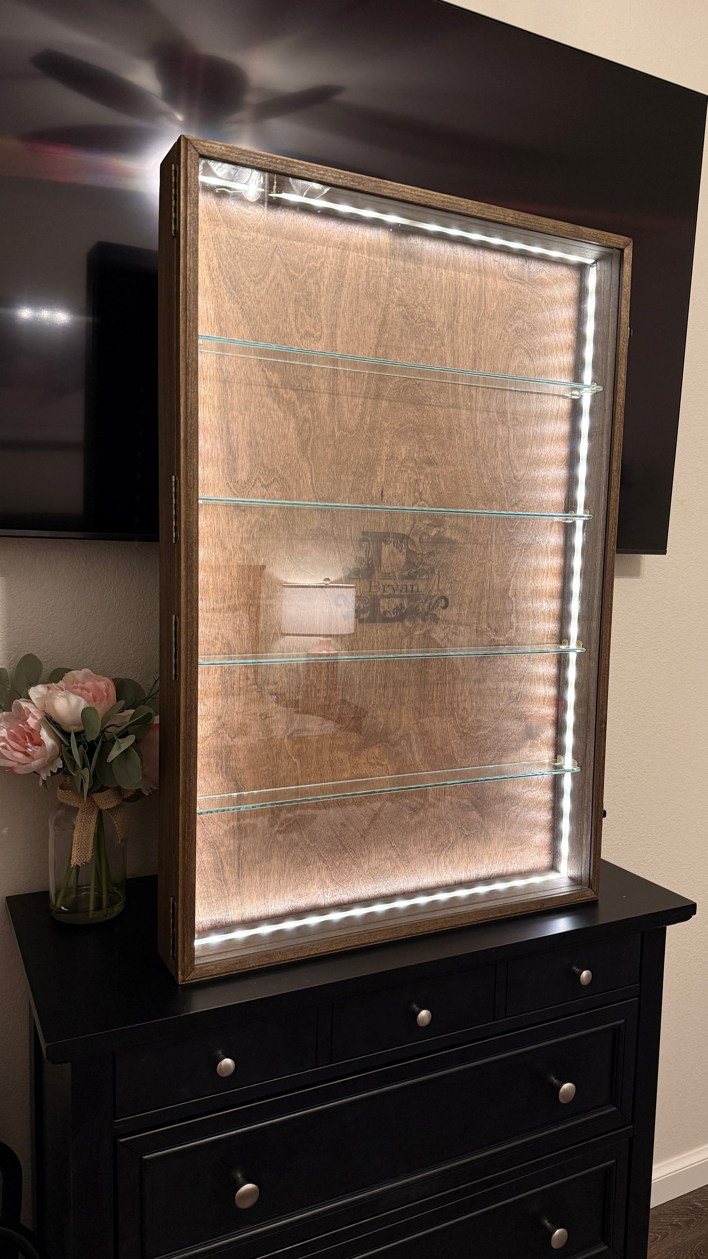 24x36x4” Shadow Box With Shelves | 4 Shelves | Free Shipping