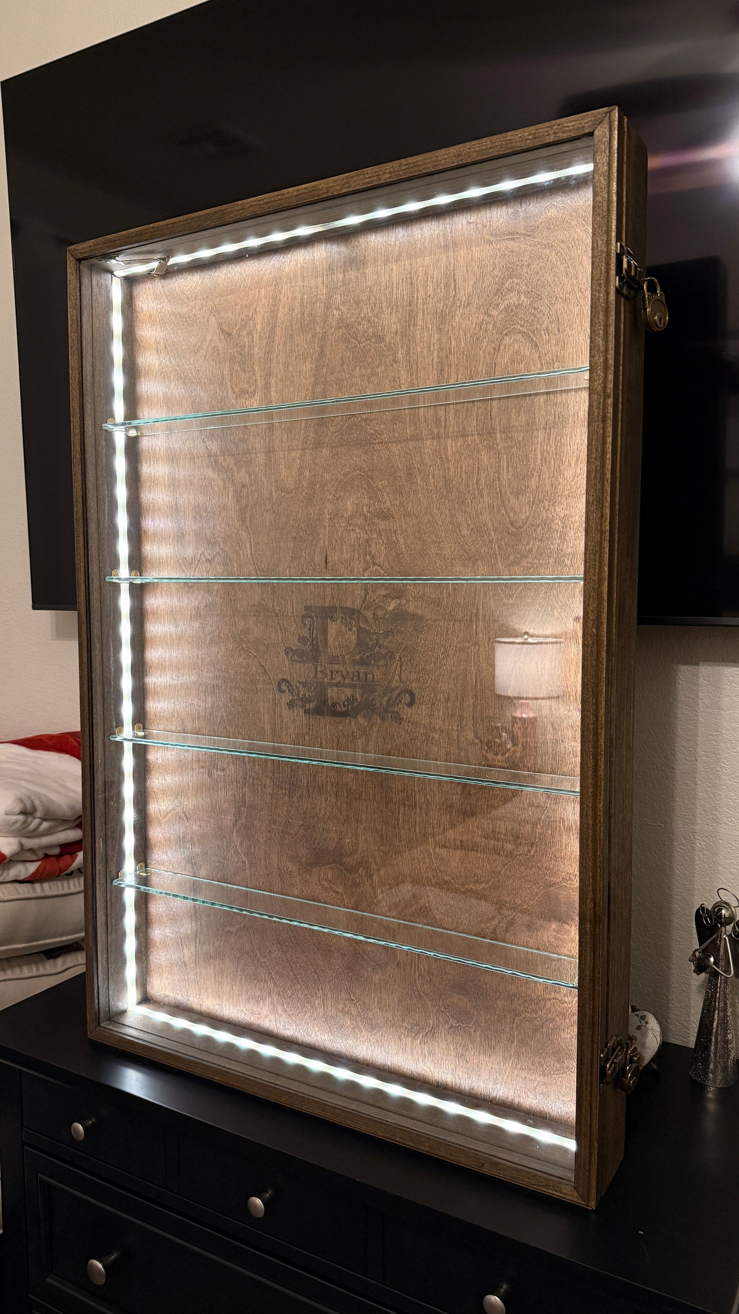 24x36x4” Shadow Box With Shelves | 4 Shelves | Free Shipping