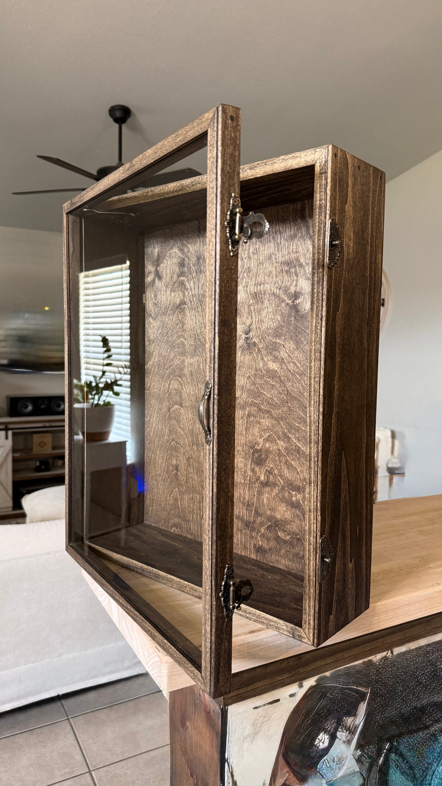 16x20x5” Shadow Box | Dark walnut
