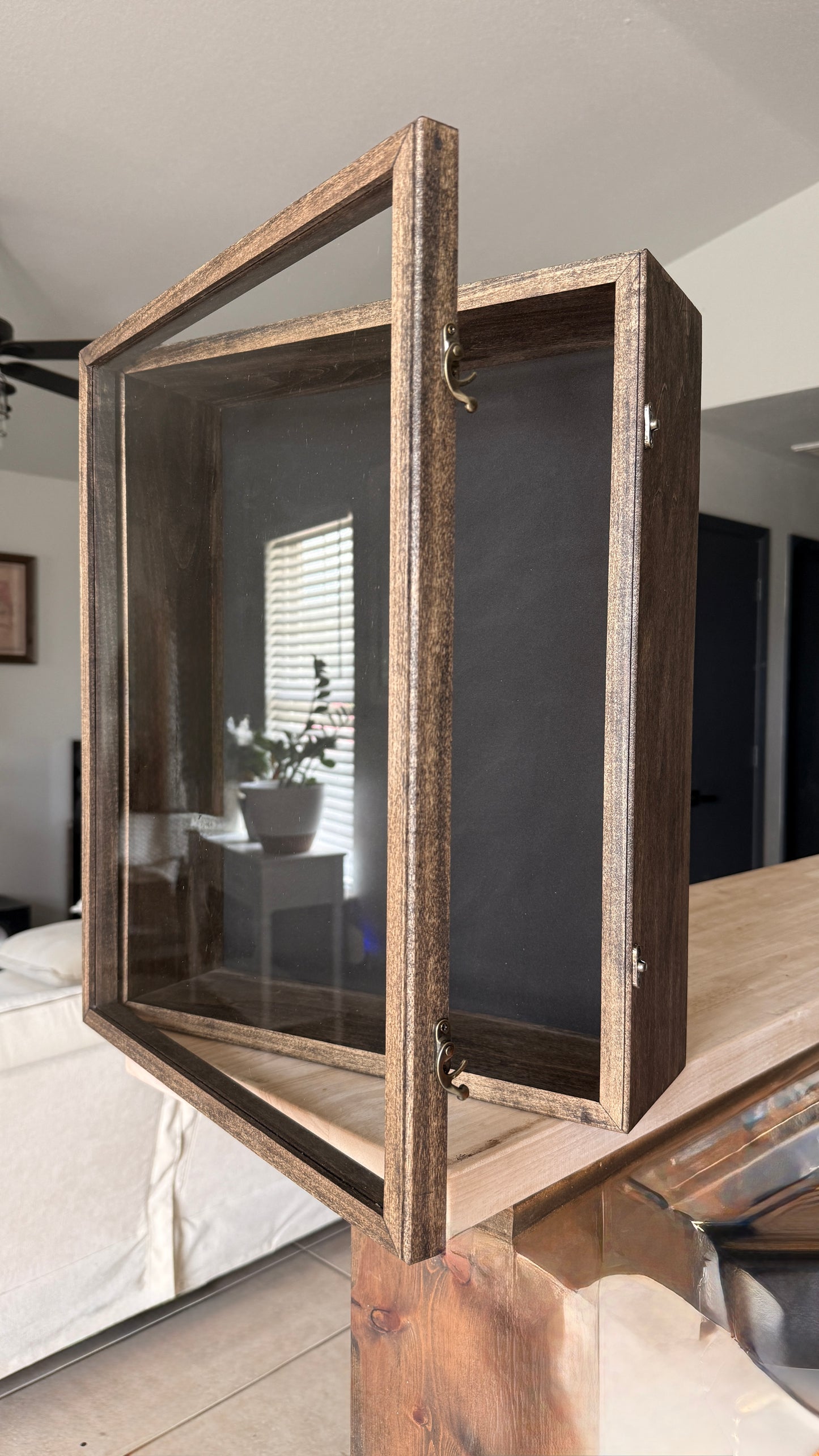 16x20x5” Shadow Box | Dark walnut