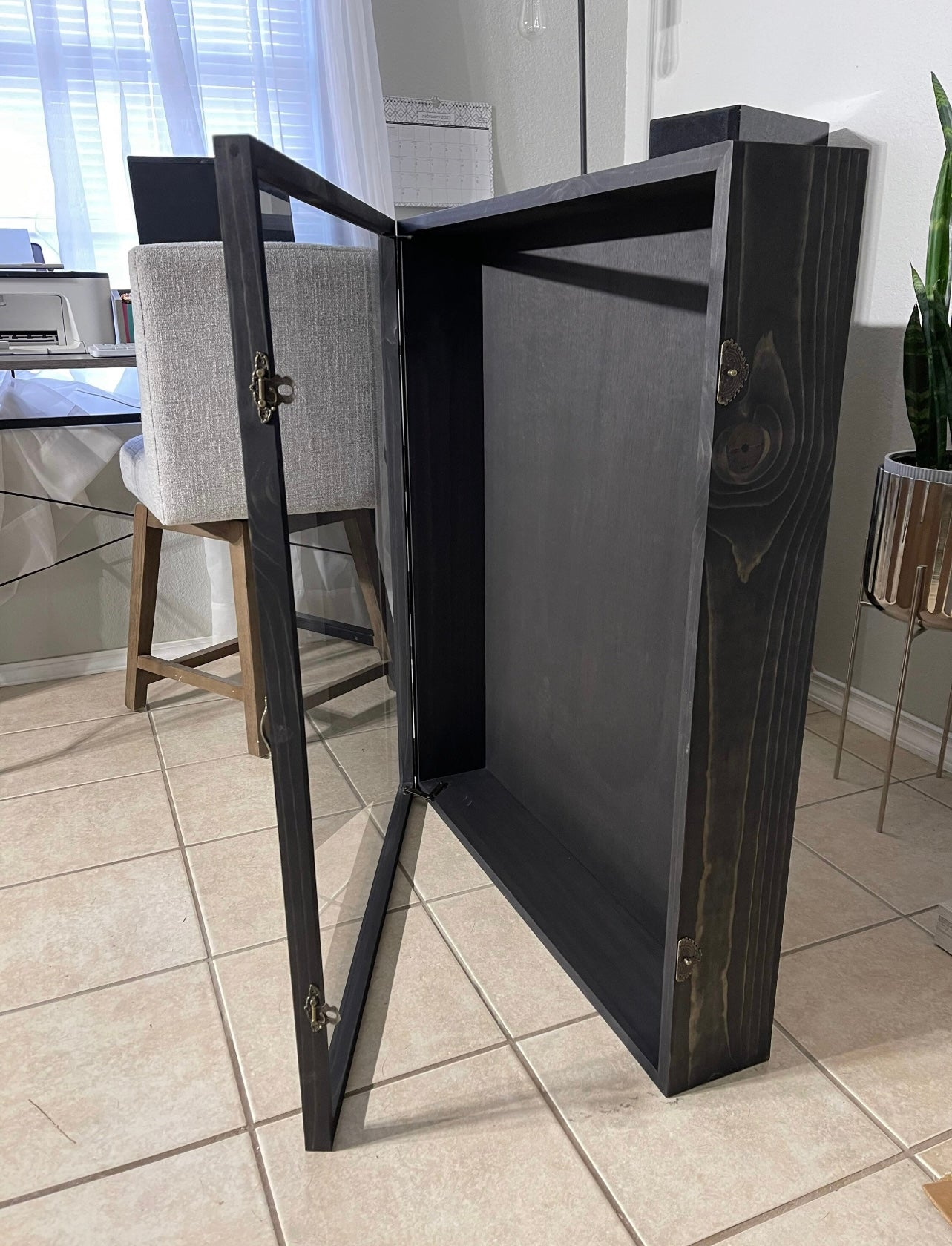 30x36x5” Shadow Box With Lid | Black | Custom Sizes Available | Free Shipping