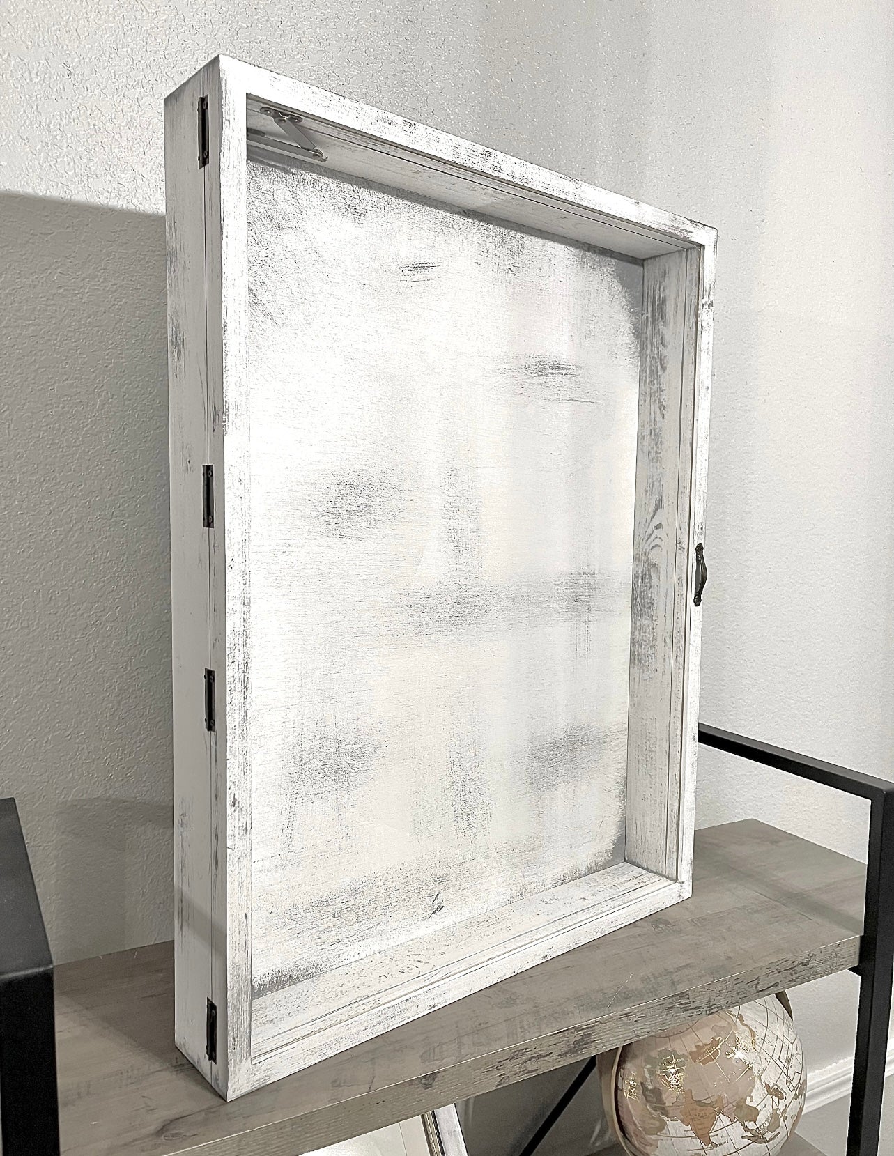 20x24x2” Shadow Box With Lid | Whitewashed