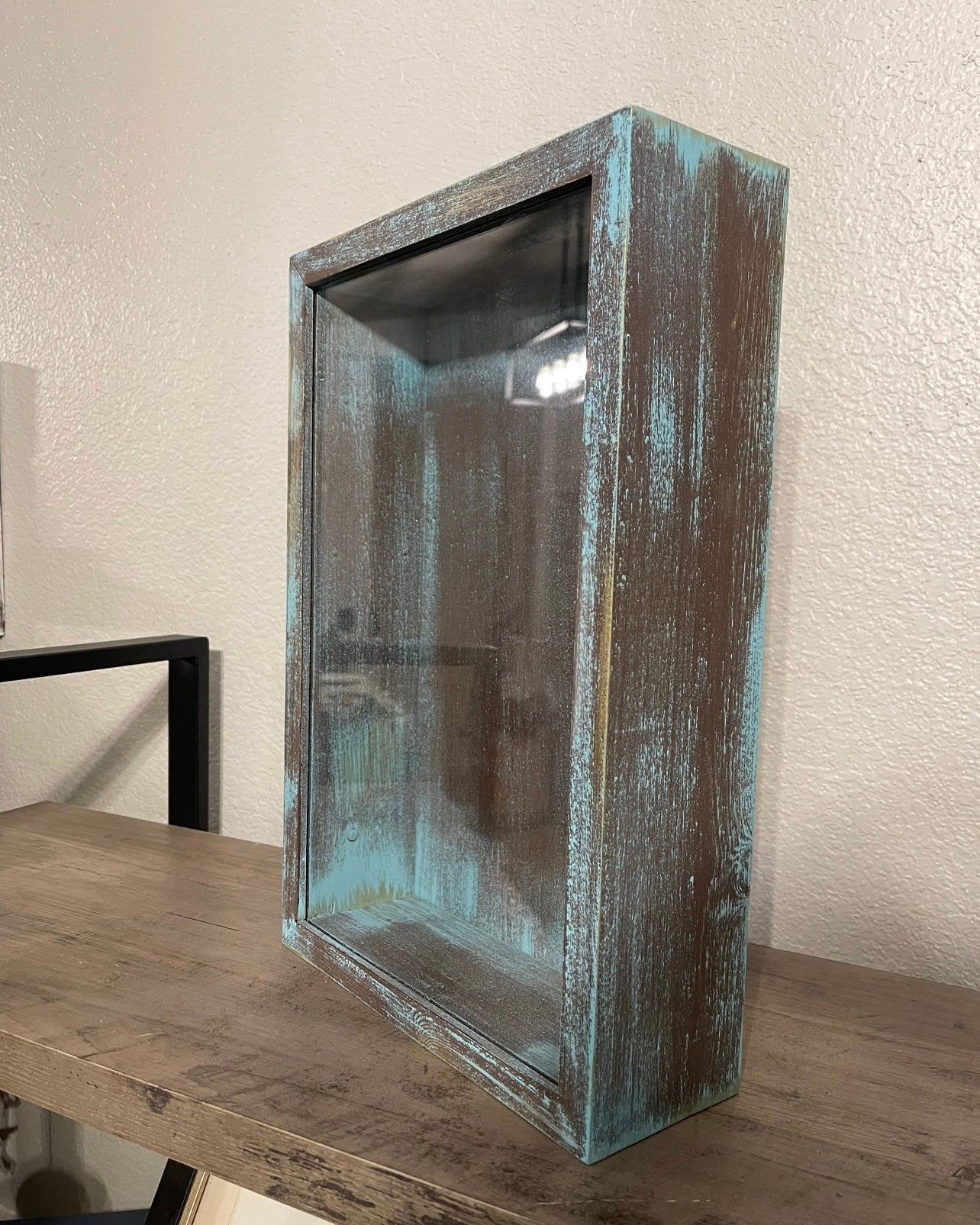 11x14x3” Shadow Box | Rustic Turquoise