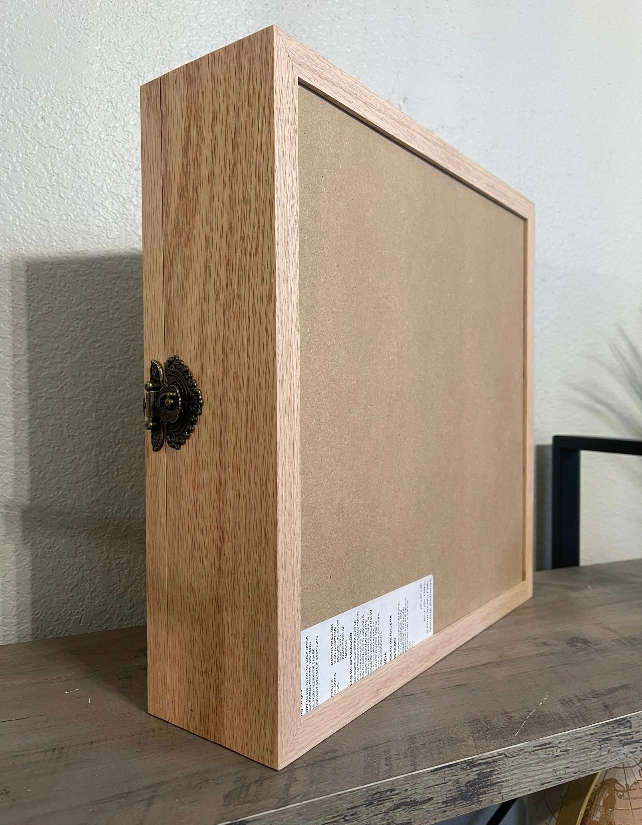 11x14x3” Shadow Box With Lid | Natural Oak | Free Shipping