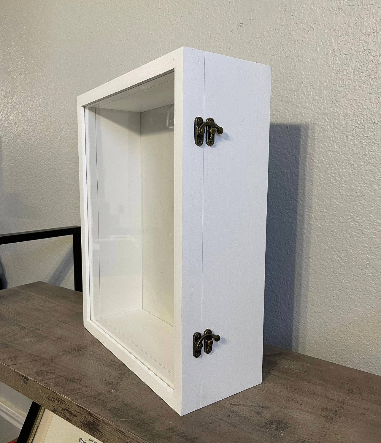 11x14x4” Shadow Box With Lid | White | Free Shipping