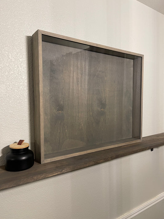 24x30x3” Shadow Box | Classic Grey | Free Shipping