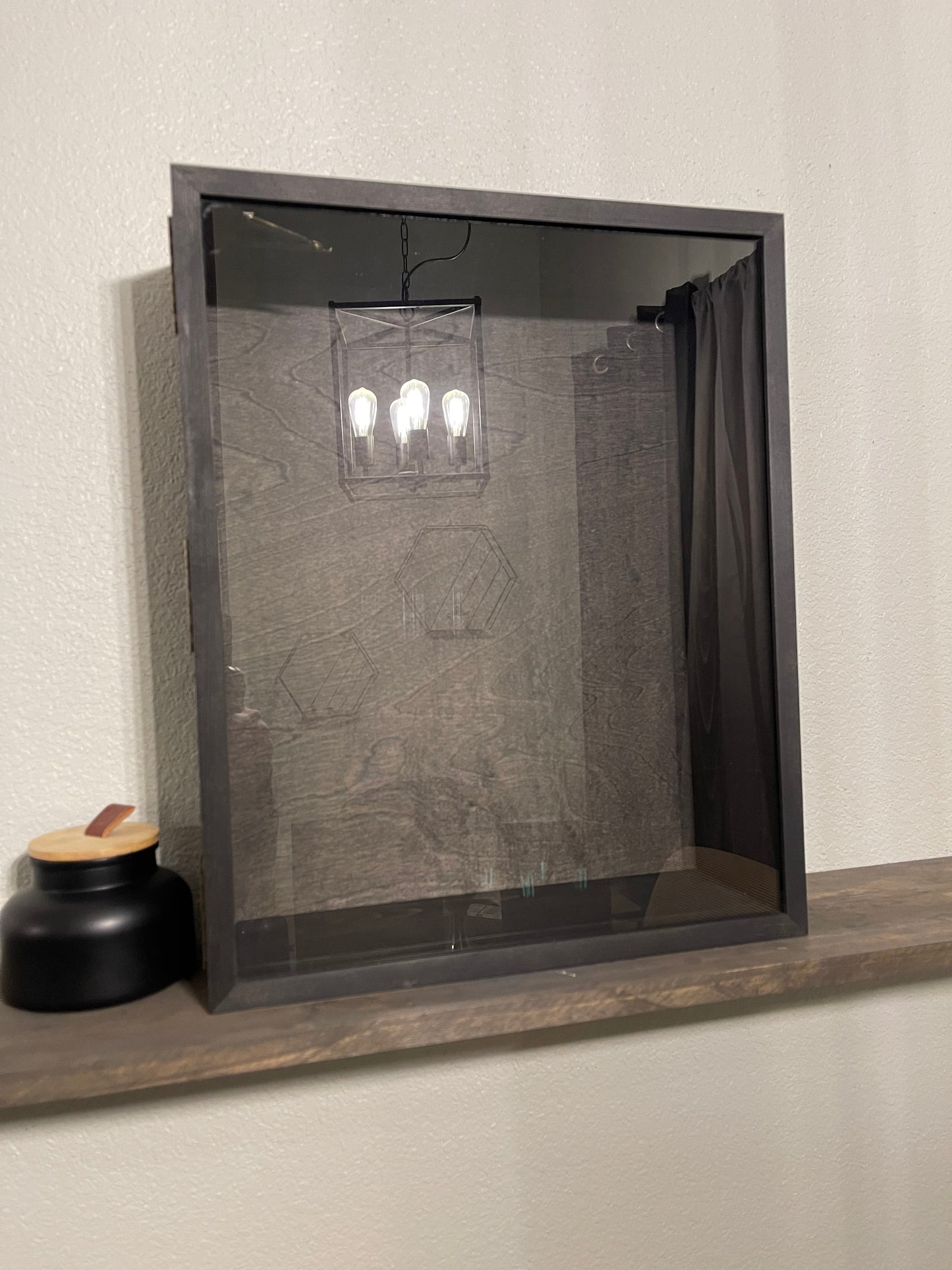 11x14x5” Shadow Box With Lid | Classic Black | Free Shipping