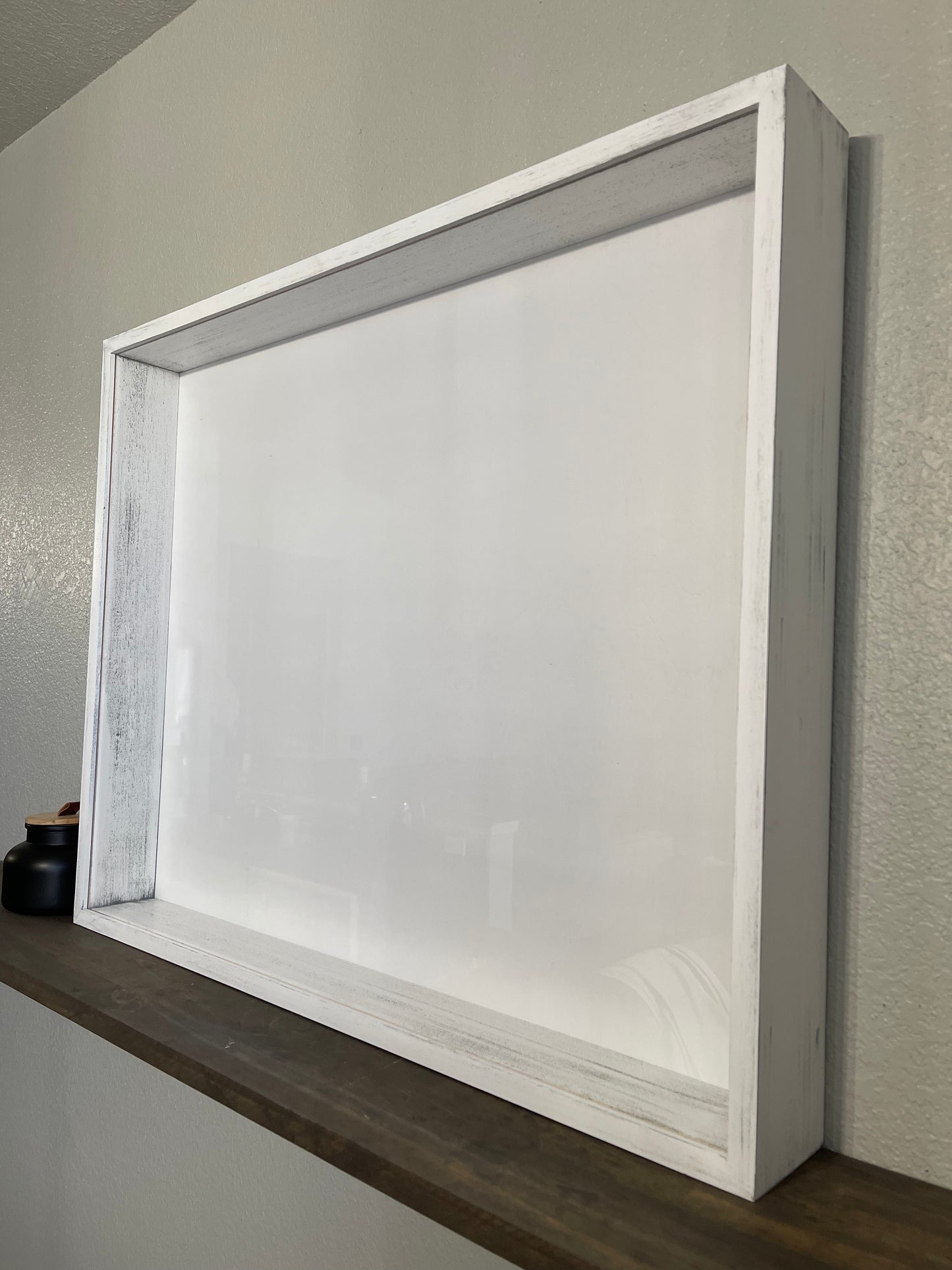 24x30x3” Shadow Box | Whitewashed | Free Shipping