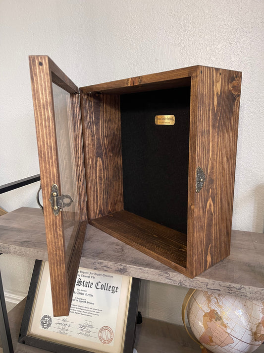 16x16x5” Shadow Box With Lid | Provincial | Felt Backing